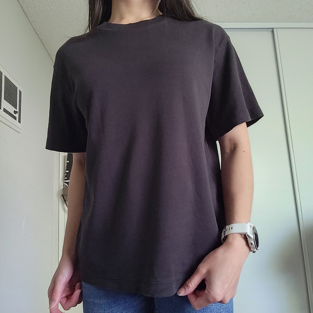 🌸 The Group by Babaton | Cotton Oversized Short Sleeve T-shirt - Black